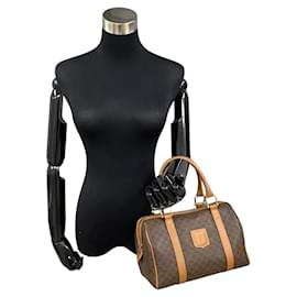 Céline-Celine Macadam Boston Bag  Leather Handbag in Good condition-Other