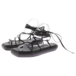 Autre Marque-Ilio Smeraldo sandals T.EU 39 Leather-Black