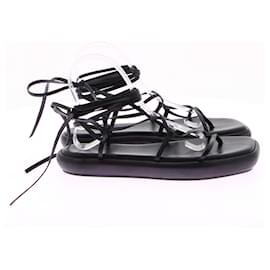 Autre Marque-Ilio Smeraldo sandals T.EU 39 Leather-Black