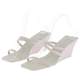 Autre Marque-ST AGNI  Sandals T.eu 39 leather-White