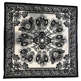 CHRISTIAN DIOR Sciarpe T.  cotton Nero