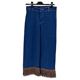 Autre Marque-LA VESTE  Trousers T.International M Cotton-Blue