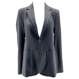 APC jackets T.International M Wool Navy blue