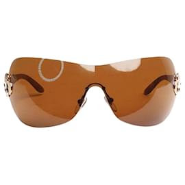 Bulgari-Brown frameless sunglasses - size-Brown