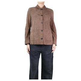 Weekend Max Mara Brown suede jacket - size UK 10 Brown