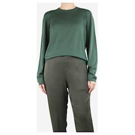 Autre Marque-Dark green crewneck sweater - size M-Green