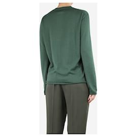 Autre Marque-Dark green crewneck sweater - size M-Green
