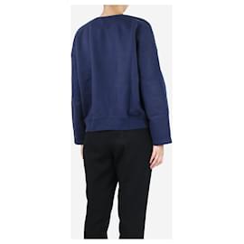 Autre Marque-Blue cotton sweatshirt - size S-Blue
