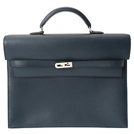 Hermès Kelly Dépêches Navy blue