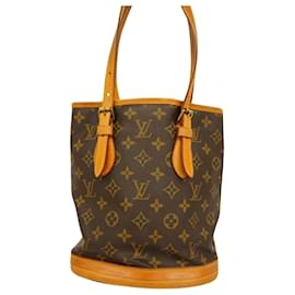 Louis Vuitton-Louis Vuitton Bucket PM-Brown