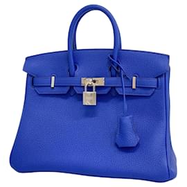 Hermès-Hermès Birkin 25-Bleu