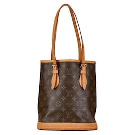 Louis Vuitton-Louis Vuitton Bucket PM-Brown