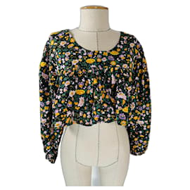 Autre Marque Ghospell Top Multicolore Polyester S Multiple colors