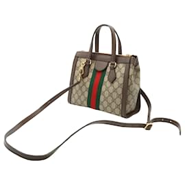 Gucci-Gucci Ophidia shoulder bag-Beige