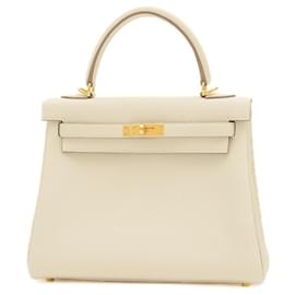 Hermès-Hermès Kelly 25-Beige