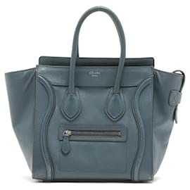 Céline-Celine Micro Luggage-Navy blue