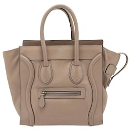 Céline-Celine Micro Luggage-Beige