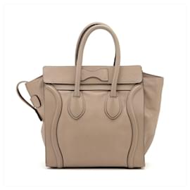 Céline-Celine Micro Luggage-Beige