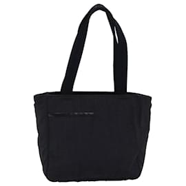 Prada-PRADA Hand Bag Nylon Black Auth bs14683-Black