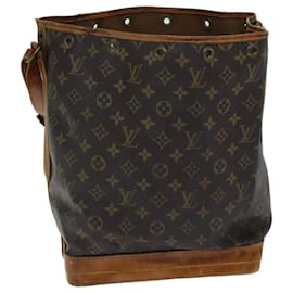 Louis Vuitton-LOUIS VUITTON Monogram Noe Shoulder Bag M42224 LV Auth 75416-Monogram