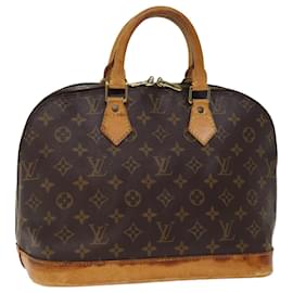 Louis Vuitton-Bolso de mano Alma con monograma LOUIS VUITTON M51130 LV Auth 74698-Monograma