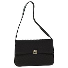 BALLY Borsa a Spalla Nylon Marrone Auth 74608 Marrone
