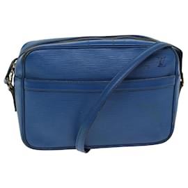 Louis Vuitton-LOUIS VUITTON Epi Trocadero 27 Bolsa de ombro azul M52315 Autenticação de LV 76050-Azul