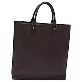 Louis Vuitton-LOUIS VUITTON Bolso de mano Epi Sac Plat Marrón moca M5908D LV Auth 76346-Castaño