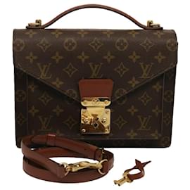 Louis Vuitton-Louis Vuitton Monogram Monceau 28 Hand Bag 2way M51185 LV Auth 75470-Monogram