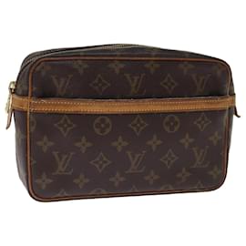 Louis Vuitton-Louis Vuitton Monogram Compiegne 23 Clutch Bag M51847 LV Auth 76535-Monogram