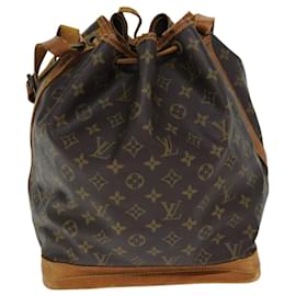 Louis Vuitton-LOUIS VUITTON Monogram Noe Shoulder Bag M42224 LV Auth 75415-Monogram