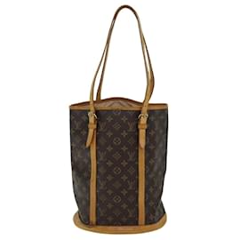 Louis Vuitton-LOUIS VUITTON Monogram Bucket GM Shoulder Bag M42236 LV Auth 76556-Monogram