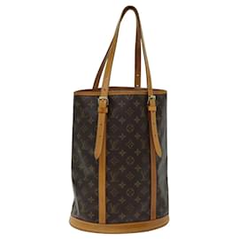 Louis Vuitton-LOUIS VUITTON Monogram Bucket GM Shoulder Bag M42236 LV Auth 76555-Monogram
