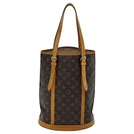 Louis Vuitton-LOUIS VUITTON Monogram Bucket GM Shoulder Bag M42236 LV Auth 76555-Monogram