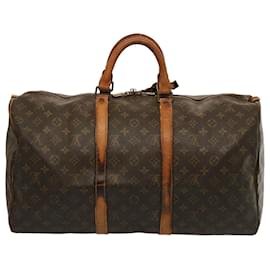 Louis Vuitton-Louis Vuitton Monogram Keepall 50 Boston Bag M41426 LV Auth 75299-Monogram