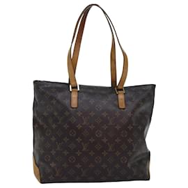 Louis Vuitton-LOUIS VUITTON Monogram Cabas Mezzo Tote Bag M51151 LV Auth 75547-Monogram