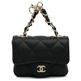 Chanel-Black Chanel CC Caviar Classic Belt Bag-Black