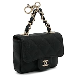 Chanel-Black Chanel CC Caviar Classic Belt Bag-Black