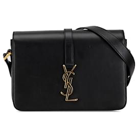 Saint Laurent-Black Saint Laurent Medium Monogram Universite Bag-Black