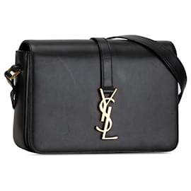 Saint Laurent-Black Saint Laurent Medium Monogram Universite Bag-Black