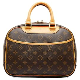 Louis Vuitton-Bolso Trouville con monograma Louis Vuitton marrón-Castaño