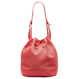 Louis Vuitton-Bolso bombonera Noe perforado Flore rojo Louis Vuitton x Sofia Coppola-Roja