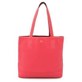 Hermès-Pink Hermès Taurillon Clemence lined Sens 28 Tote bag-Pink