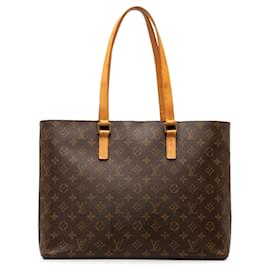 Louis Vuitton-Bolso tote Luco con monograma de Louis Vuitton marrón-Castaño