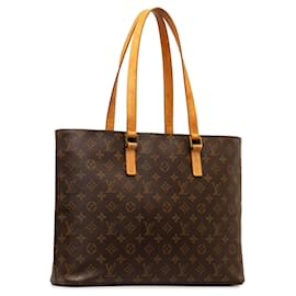 Louis Vuitton-Bolso tote Luco con monograma de Louis Vuitton marrón-Castaño