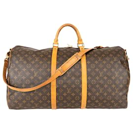 Louis Vuitton-Louis Vuitton Canvas Monogram Keepall Bandouliere 60-Brown