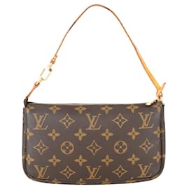 Louis Vuitton-Louis Vuitton Toile Monogram Pochette Accessoire-Marron