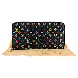 Louis Vuitton-Portefeuille Zippy multicolore Murakami de Louis Vuitton-Noir