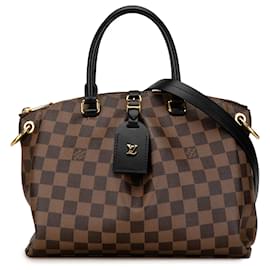 Louis Vuitton-Louis Vuitton Tote Damier Ebene Odeon marrón PM-Castaño