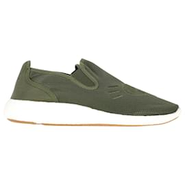 Autre Marque-Adidas Originals Human Made Pure Logo-Appliquéd Mesh Slip-On Sneakers in Green Synthetic-Green